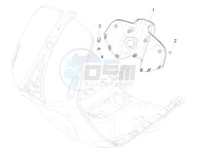 946 150 4T 3V ABS ARMANI (APAC) (A, C) drawing Front glove-box - Knee-guard panel