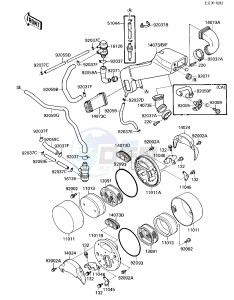 VN 1500 B [VULCAN 88 SE] (B1-B3) [VULCAN 88 SE] drawing AIR CLEANER