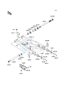 Z750 ZR750L7F GB XX (EU ME A(FRICA) drawing Swingarm