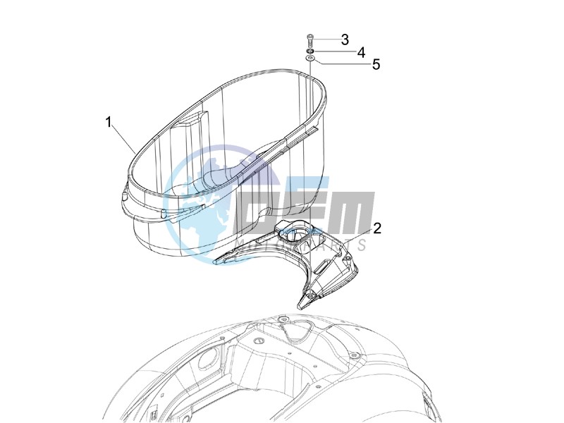 Helmet housing - Undersaddle