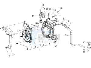 Liberty 125 4t Sport drawing Secondairy air box