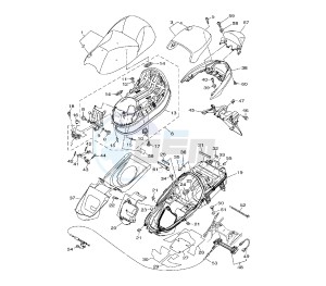 YP MAJESTY ABS 400 drawing SEAT