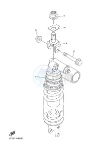 YZF-R6 600 R6 (2CXM 2CXN) drawing REAR SUSPENSION