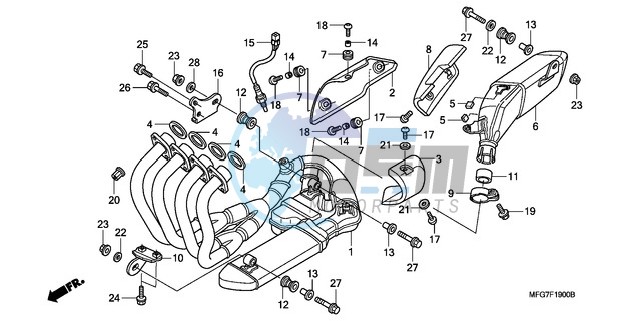 EXHAUST MUFFLER