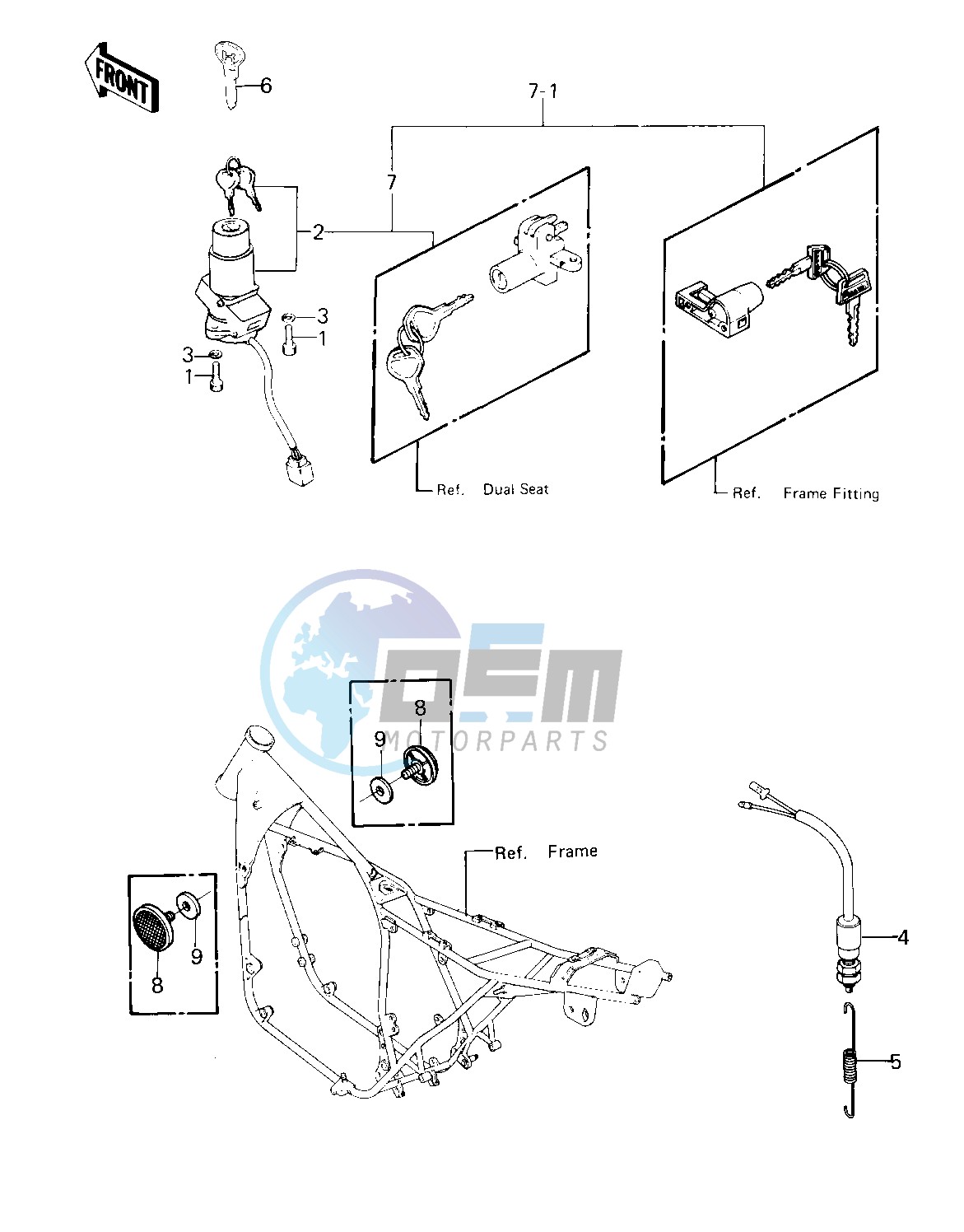 IGNITION SWITCH_LOCKS_REFLECTORS -- 80-81 A1_A2- -