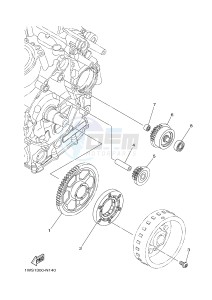 MT07A MT-07 ABS 700 (1XB5 1XB7) drawing STARTER