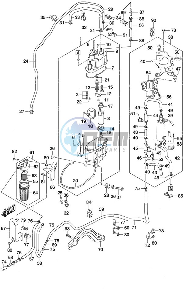 Fuel Pump/Fuel Vapor Separator