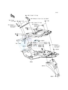 1400GTR ABS ZG1400EGF FR GB XX (EU ME A(FRICA) drawing Rear Fender(s)