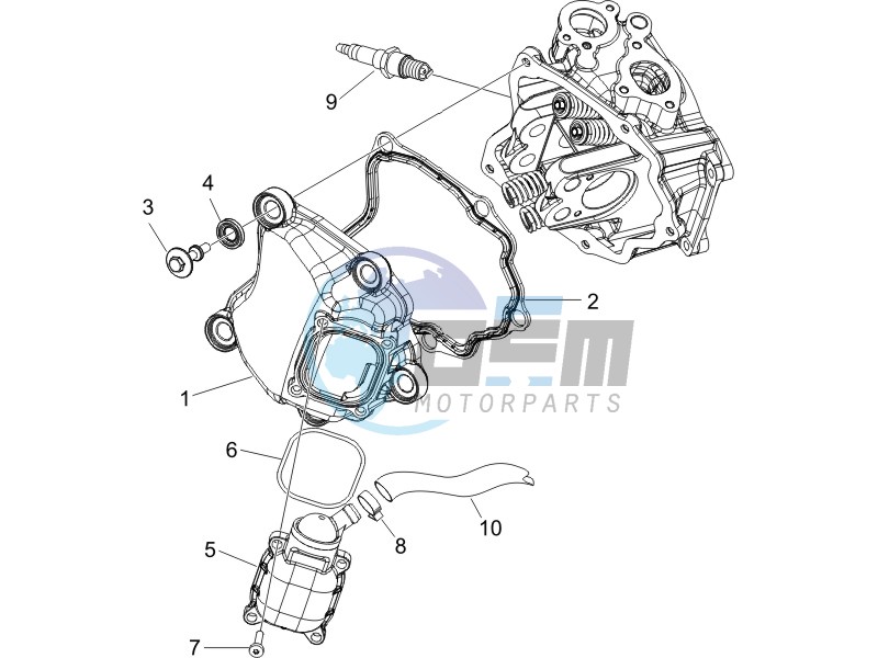 Cylinder head cover