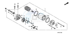 CBR1000RR9 Australia - (U / SPC) drawing STARTING MOTOR