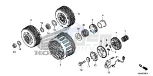 VFR1200XDC drawing CLUTCH (VFR1200XD)