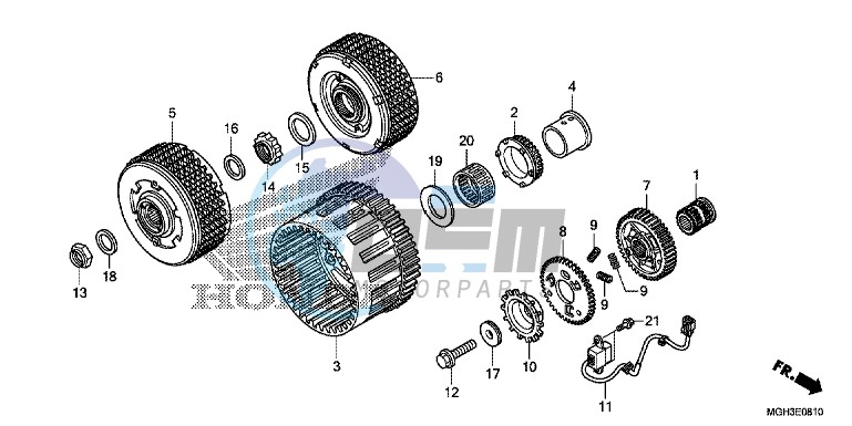 CLUTCH (VFR1200XD)