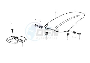 Typhoon 50 drawing Mudguard