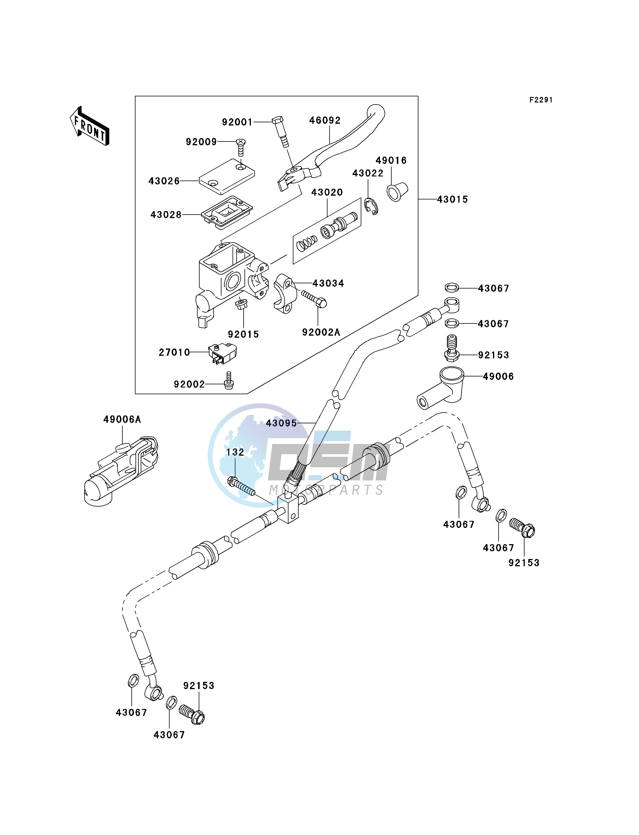 FRONT MASTER CYLINDER