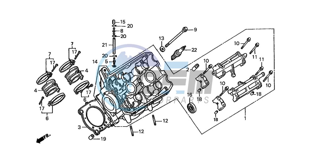 LEFT CYLINDER HEAD