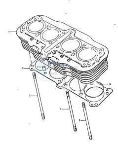 GSX1100 (T-X) drawing CYLINDER