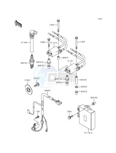 ZX 600 G [NINJA ZX-6R] (G1-G2) [NINJA ZX-6R] drawing IGNITION SYSTEM