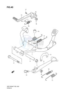 GSF-1250S ABS BANDIT EU drawing STAND