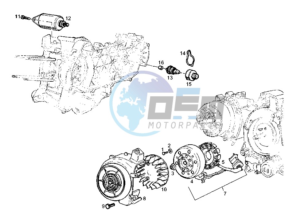 STARTING MOTOR-GENERATOR