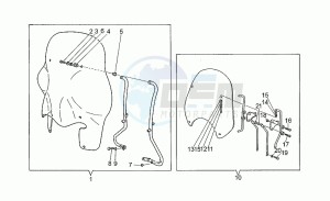 California 1100 EV (V11 EV Usa) EV (V11 EV Usa) drawing Windscreen