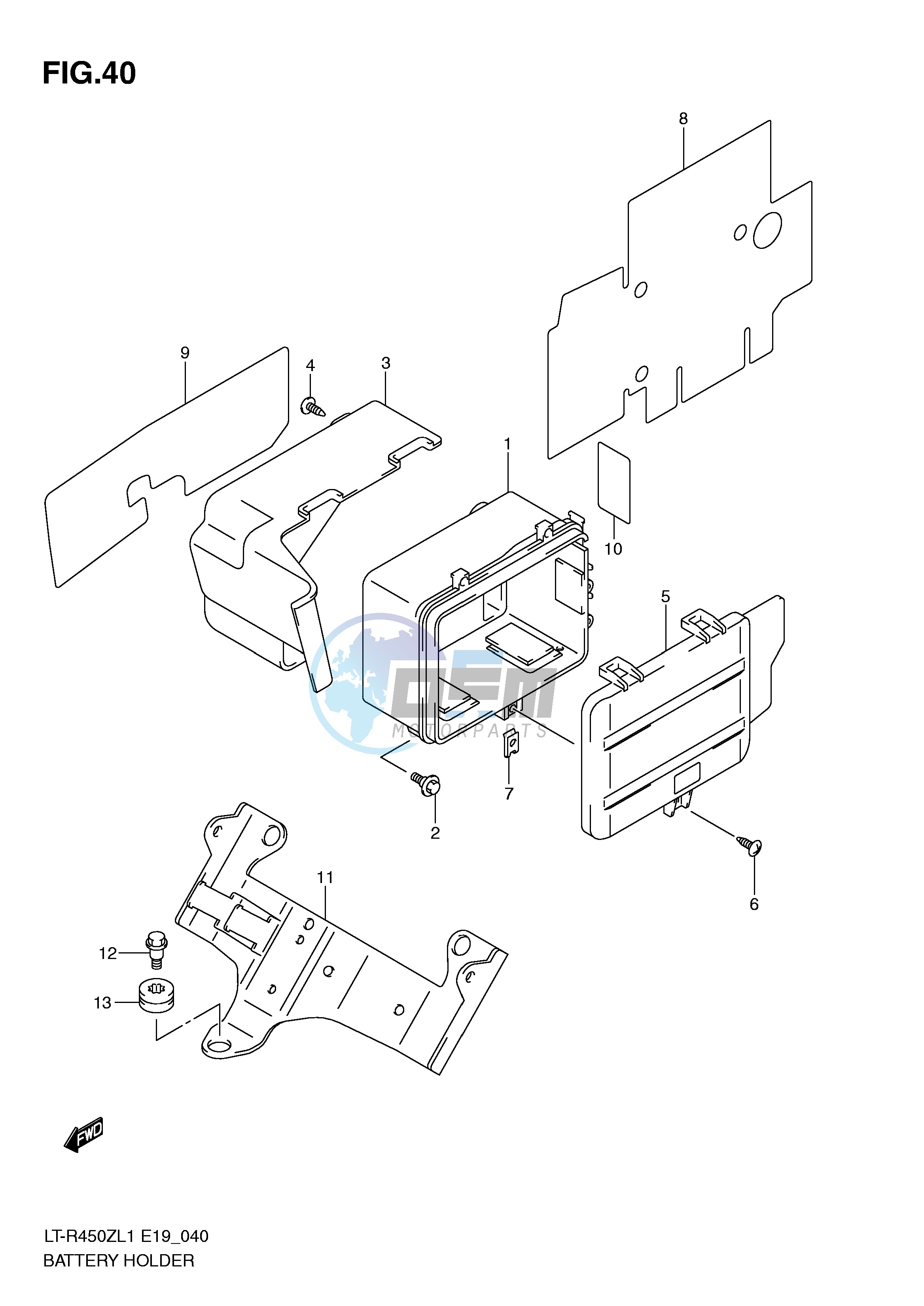 BATTERY HOLDER