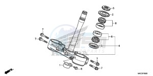 CRF450R Europe Direct - (ED) drawing STEERING STEM