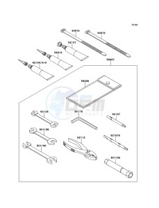 JET_SKI_STX-15F JT1500ABF EU drawing Owner's Tools