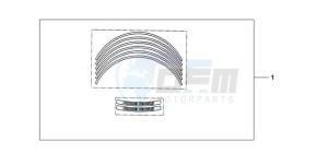 CB600F9 Spain - (SP) drawing KIT WHEEL STICKER