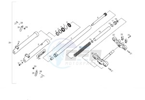 RX 50 (EMEA) drawing Front fork