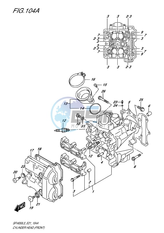 CYLINDER HEAD (FRONT)