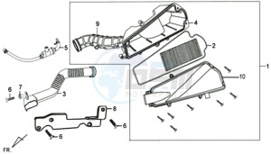 JET 4 50cc drawing AIRFILTER