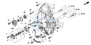 ST1300A drawing REAR CRANKCASE COVER