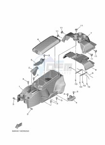 YXF850E YX85FPAN (BARK) drawing SIDE COVER 3