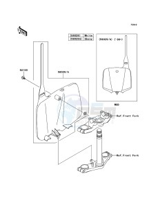 KLX110 KLX110A9F EU drawing Accessory