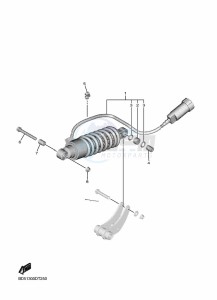 NIKEN GT MXT850D (B5B9) drawing REAR SUSPENSION