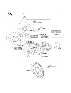 KSF 450 B [KFX450R MONSTER ENERGY] (B8F-B9FB) B8F drawing FRONT BRAKE