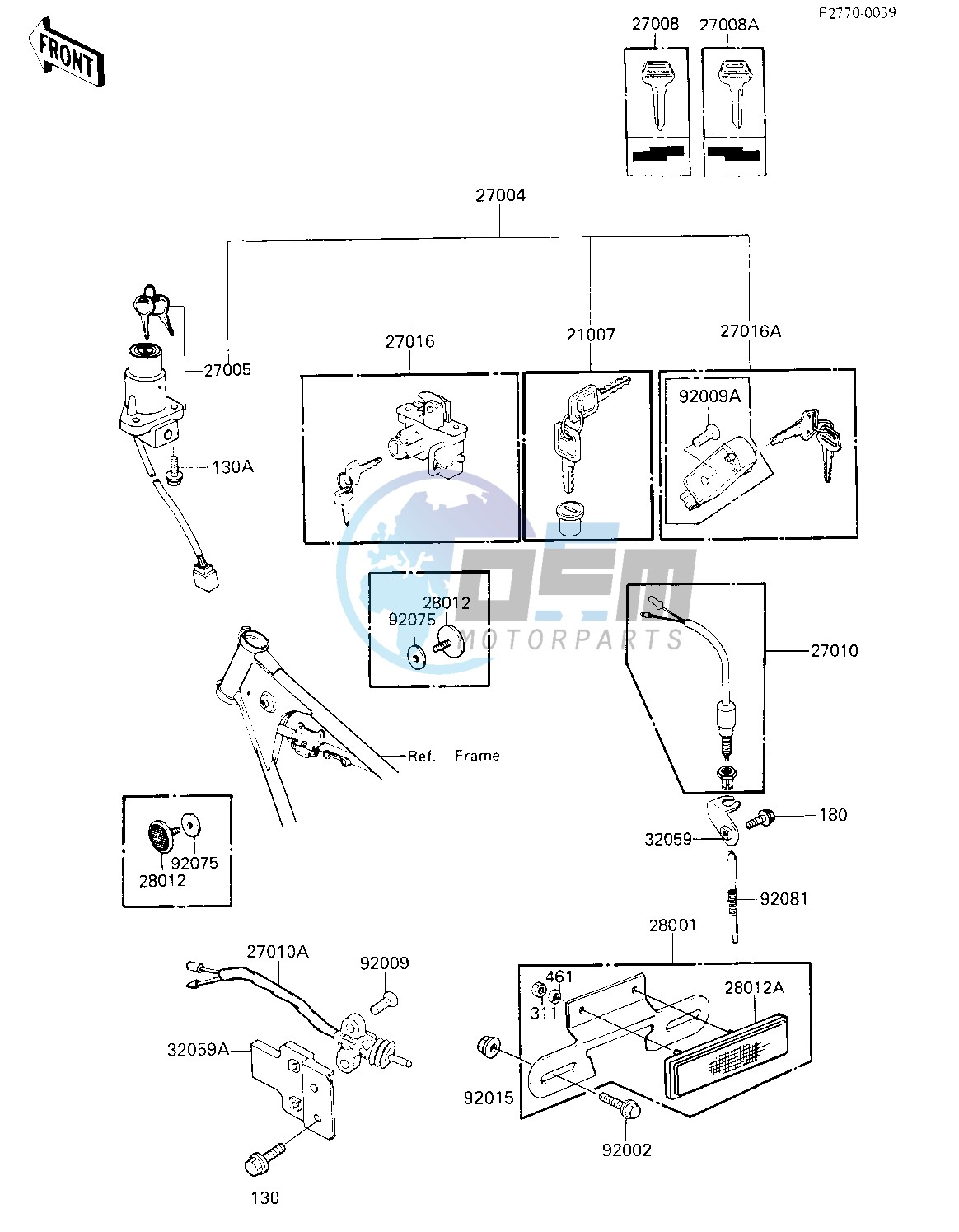 IGNITION SWITCH_LOCKS_REFLECTORS