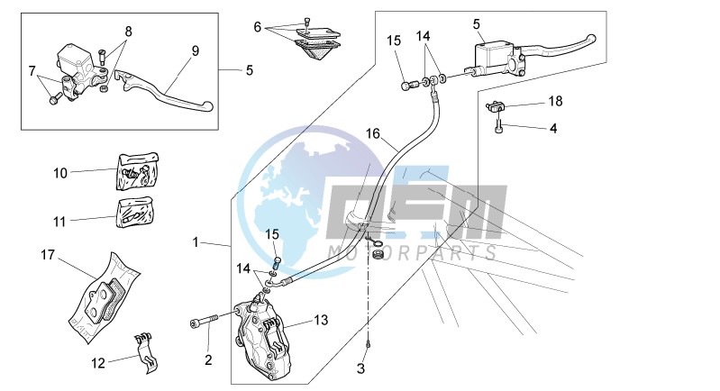 Front brake system