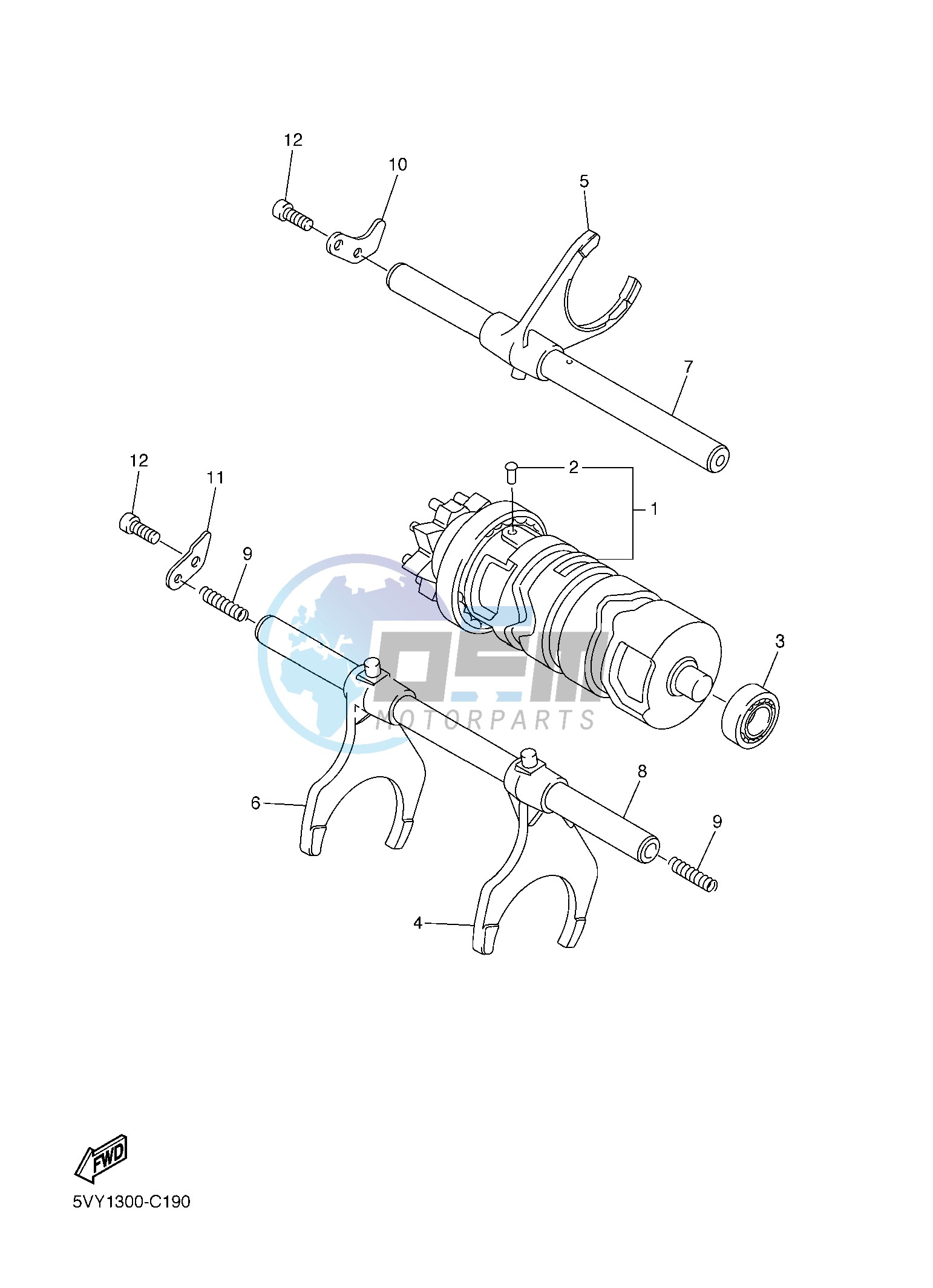 SHIFT CAM & FORK