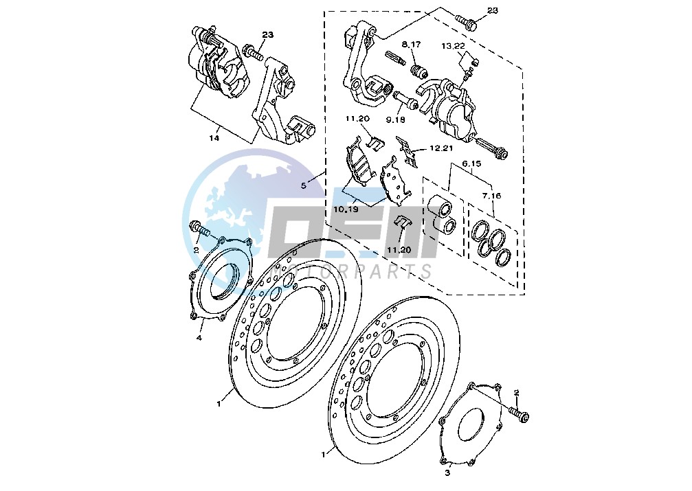 FRONT BRAKE CALIPER