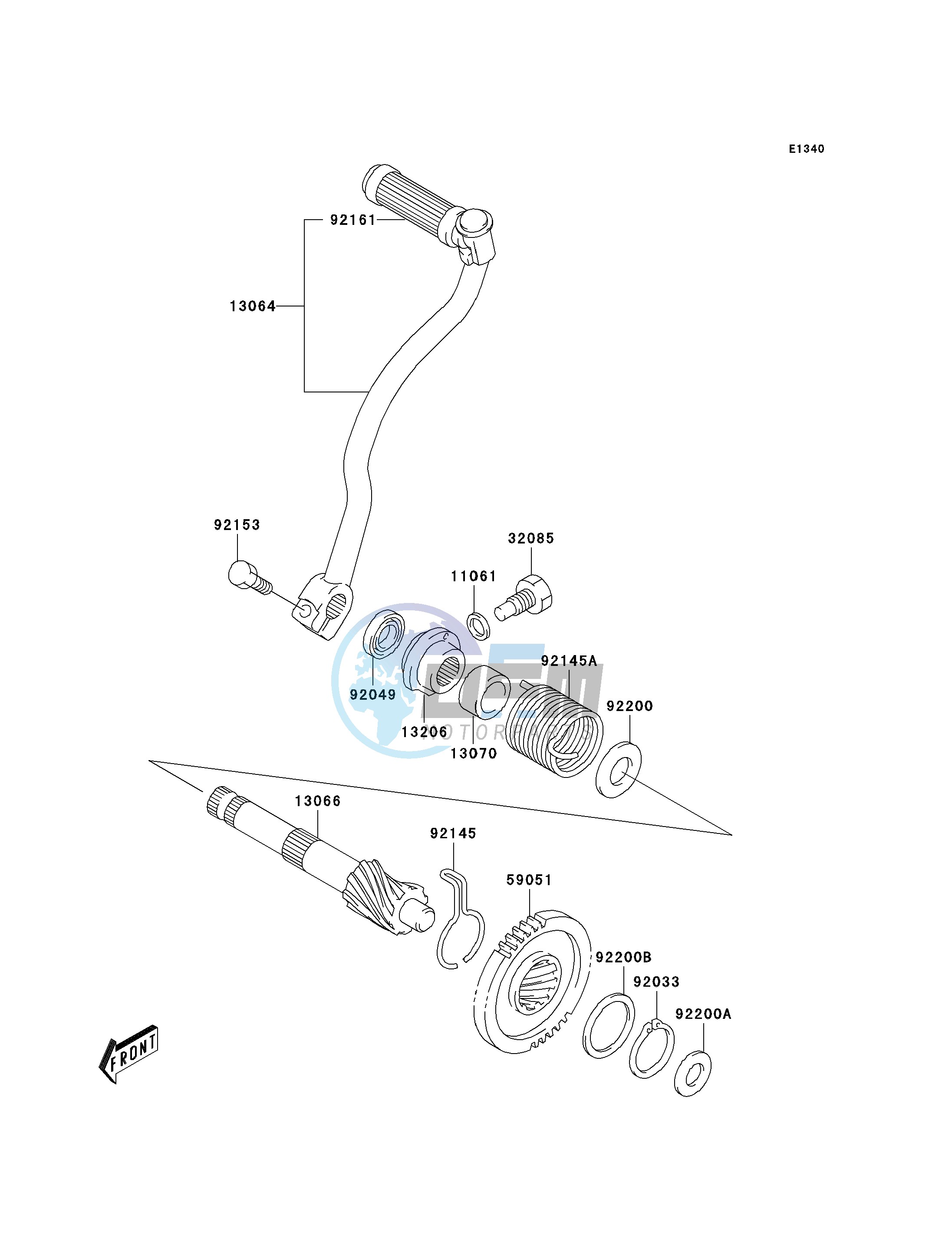 KICKSTARTER MECHANISM