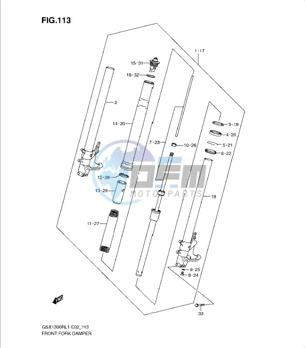 FRONT FORK DAMPER