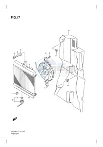 UH200G BURGMAN EU drawing RADIATOR