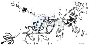 VTR2509 F / CMF LL drawing WIRE HARNESS/IGNITION COIL