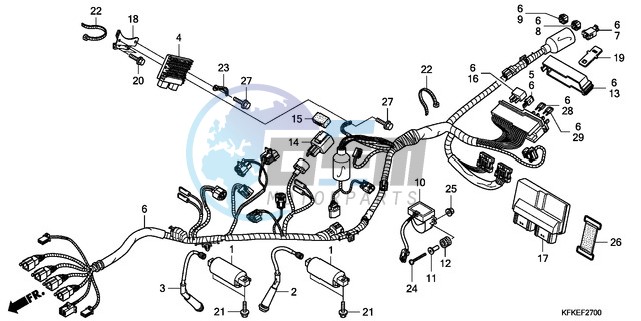 WIRE HARNESS/IGNITION COIL