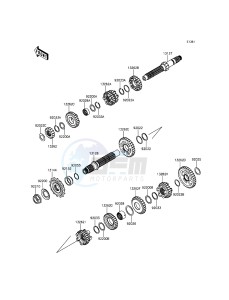 NINJA 250SL ABS BX250BGFA XX (EU ME A(FRICA) drawing Transmission