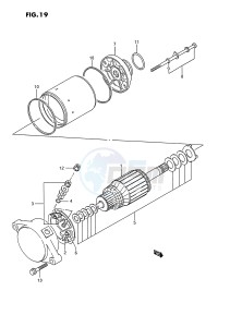 LT-F250 (E28) drawing STARTING MOTOR