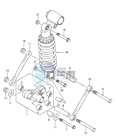 REAR CUSHION LEVER