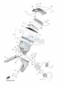 YZ250F (B7B6) drawing INTAKE