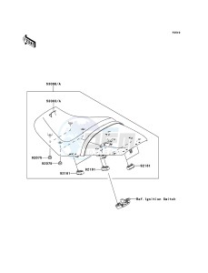 ZZR1400_ABS ZX1400FDF FR GB XX (EU ME A(FRICA) drawing Seat